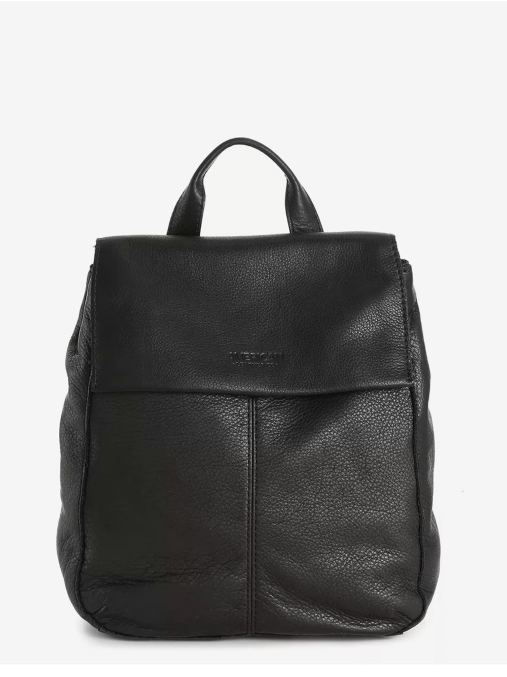 American Leather Co. Leather Backpack Black